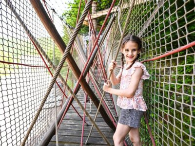 Kamzíkova stezka, lanový park Hrubá Voda