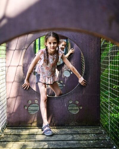 Kamzíkova stezka, lanový park Hrubá Voda